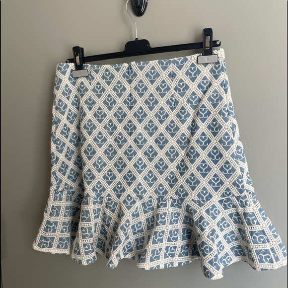 Mafalda Monogram Flared Skirt - Picture 5 of 8